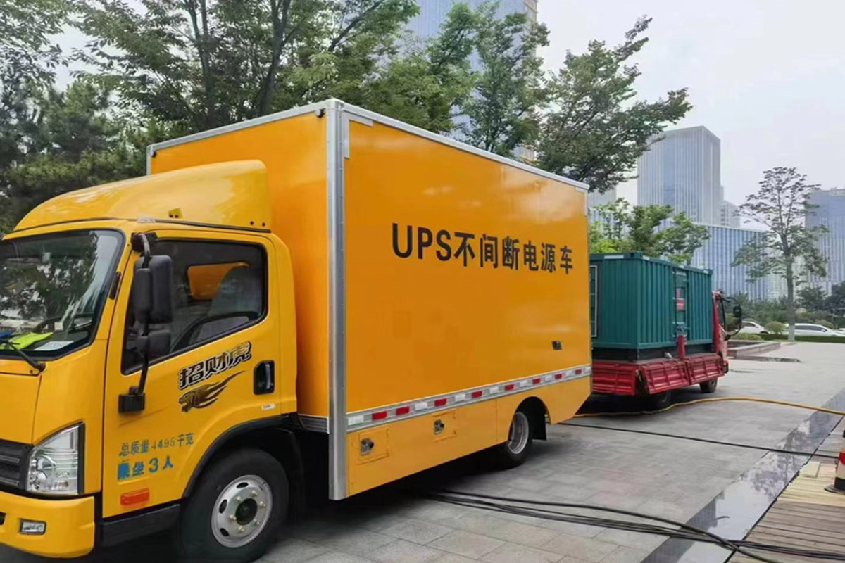 凤凰镇发电机租赁施工现场